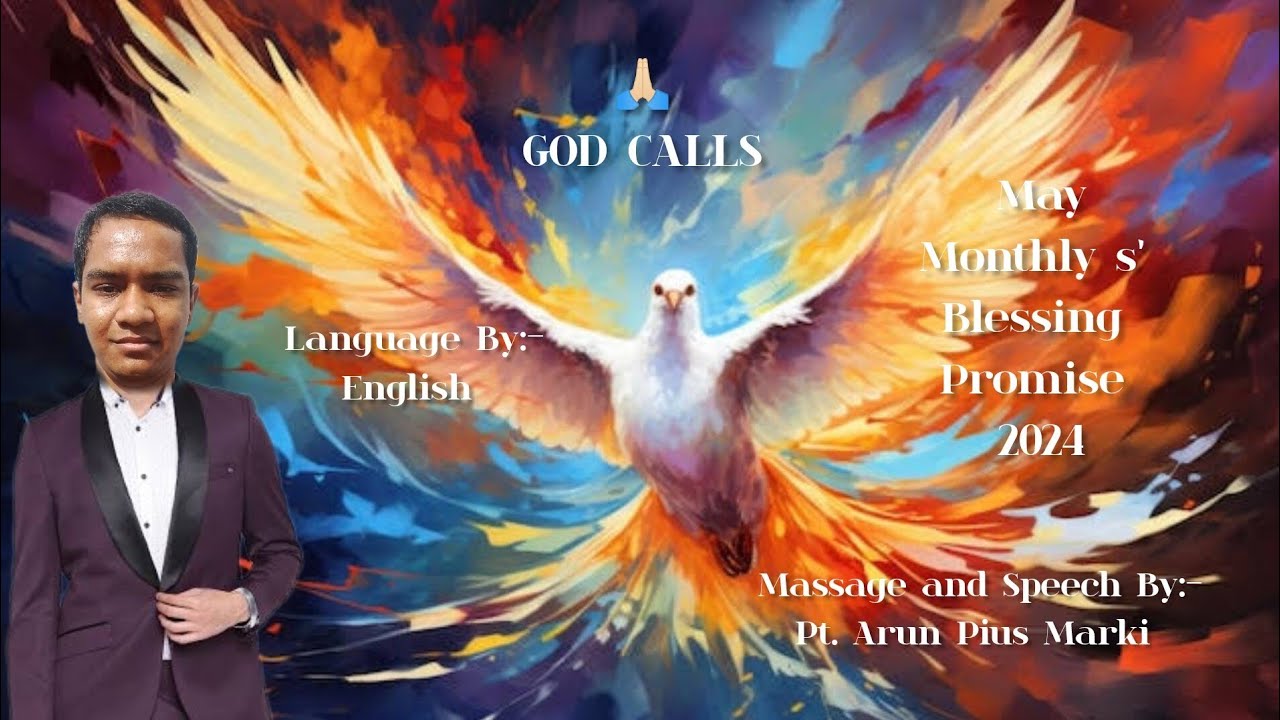 May Monthly 's Blessing Promise 2024||Pt. Arun Pius Marki||English🏝️🌄🌅