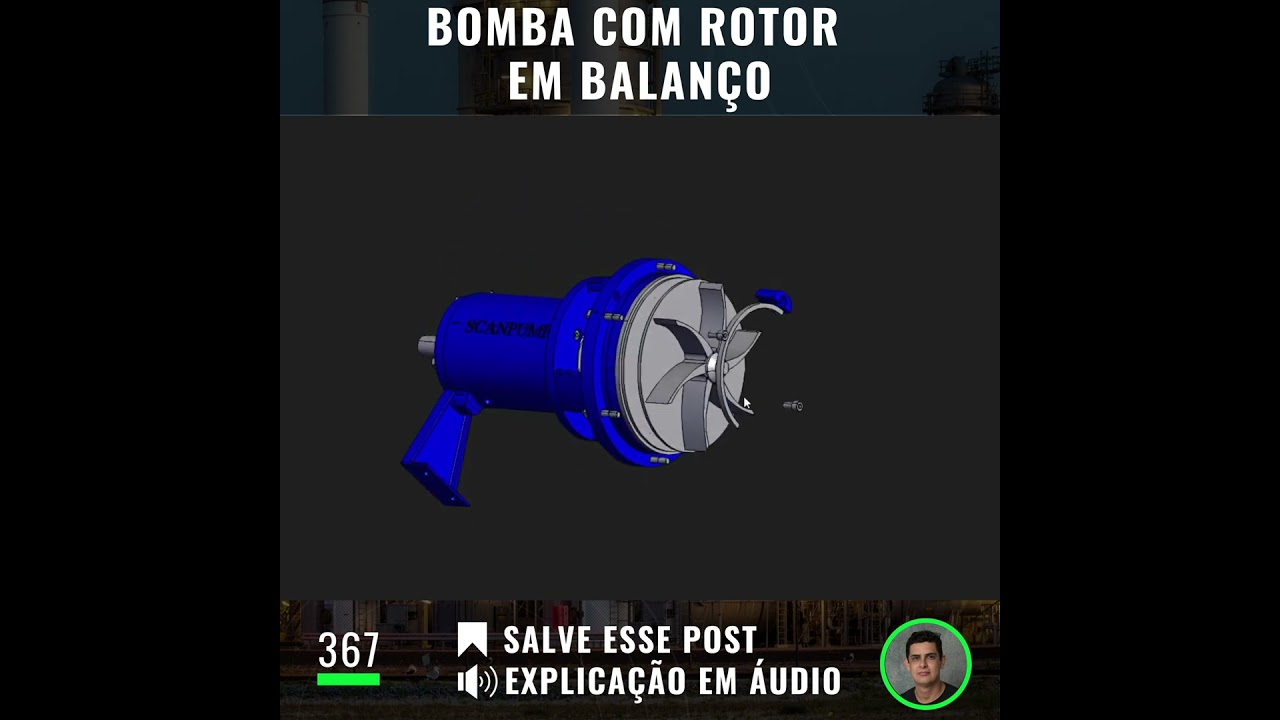 BOMBA COM ROTOR  EM BALAN&Ccedil;O
