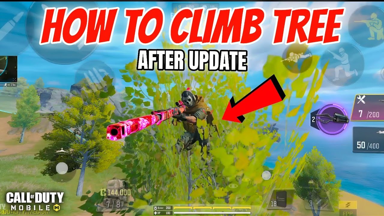 🌲 How To Climb Tree in CODM BR 🔥💯  After Season 2 Update 😱