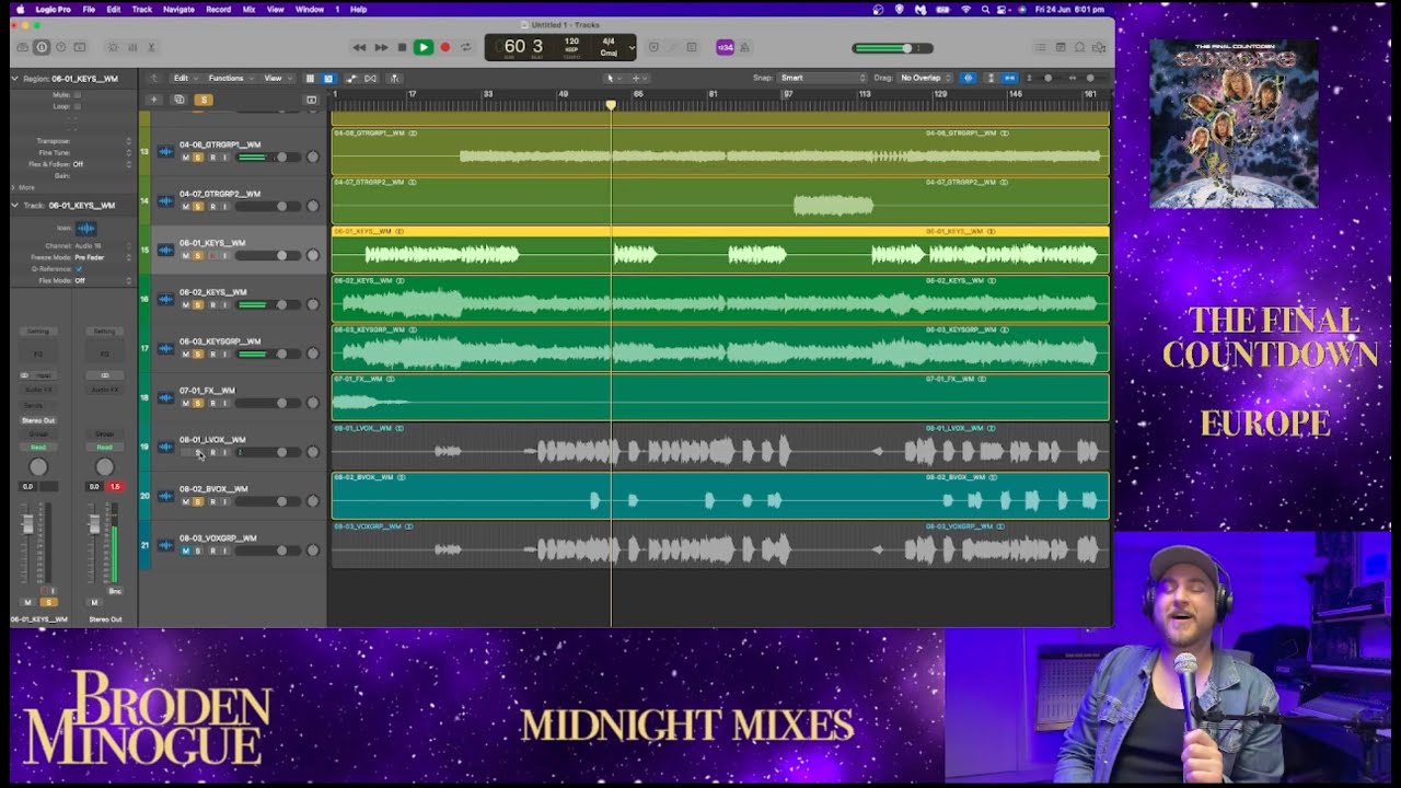 The Final Countdown - Europe RAW Multitrack and Stems Reaction