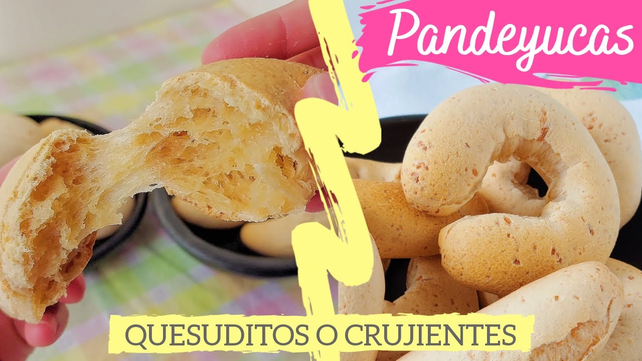 2 recetas para hacer PANDEYUCAS 🥯- Quesuditos o crujientes, tú elijes.🤤