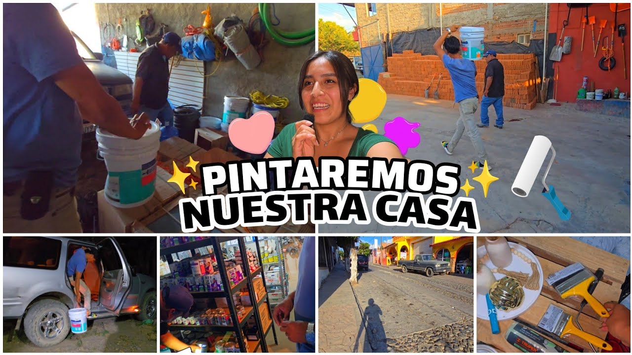 COMPRAMOS PINTURA para NUESTRA CASA 🏡😱 Comienzan los Cambios ✨️