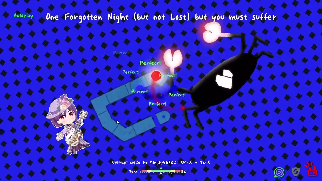 [ADOFAI Cursed Custom] One Forgotten Night (but not Lost) but you must suffer