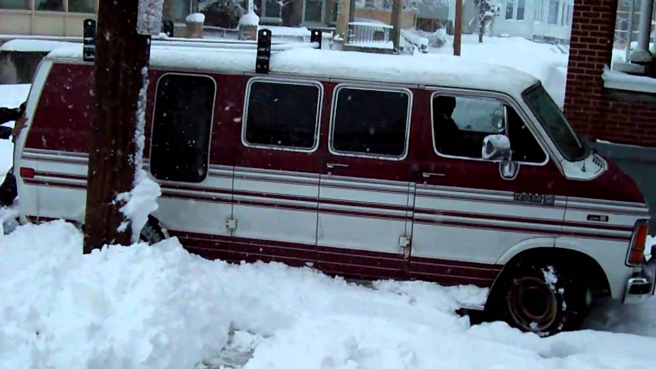 Van Stuck in Snow