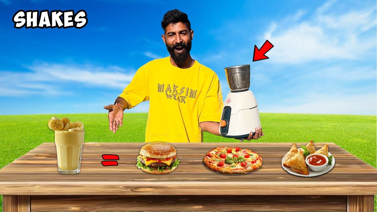 Guess The Right Food 🍔 By Drinking it 😂
