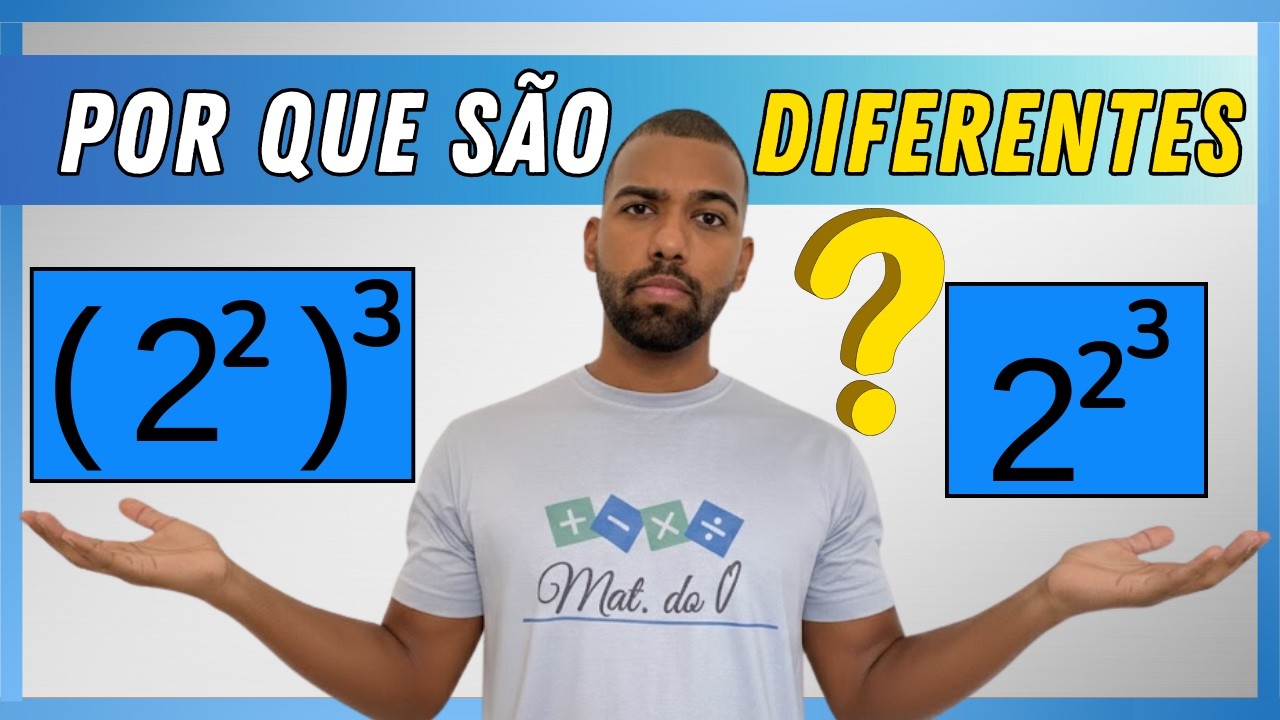 Muita gente erra essa de Potenciação!