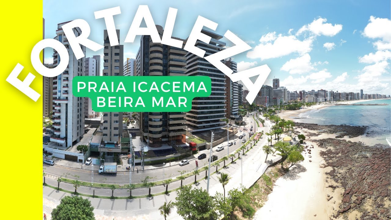 Fortaleza Brasilien Beach Live DJI Mini 3 Pro Dohne Beira Mar - Praia Iracema