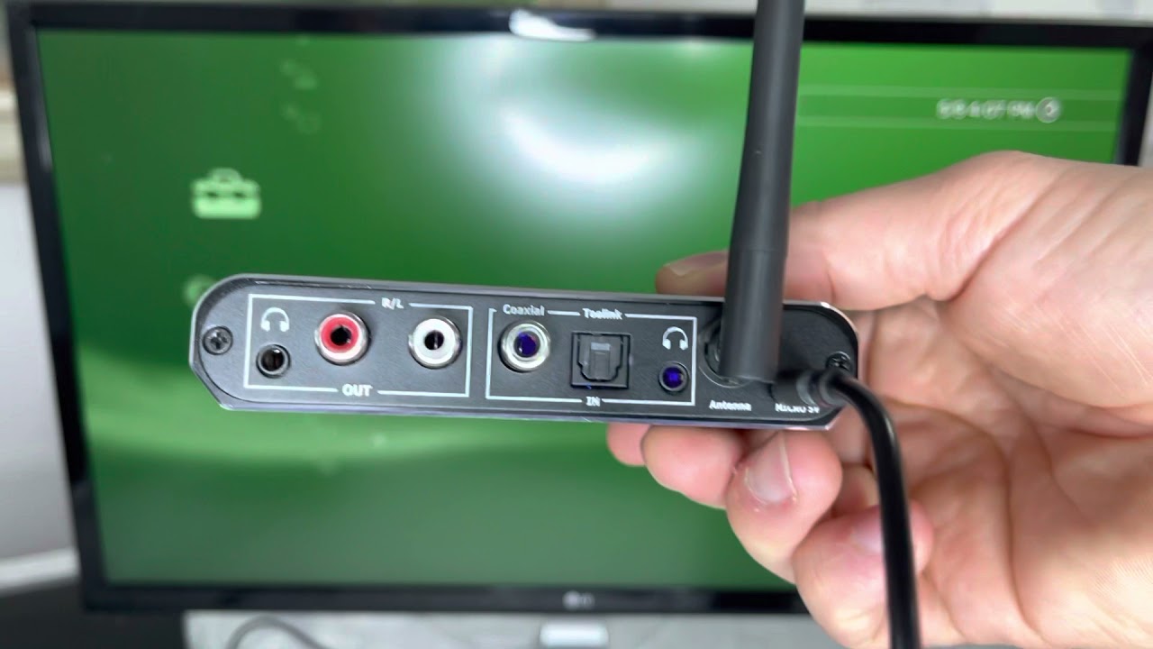 Transmissor e receptor bluetooth via saída óptico p/ tv, games, Pc, monitor, dvd, celular, receptor