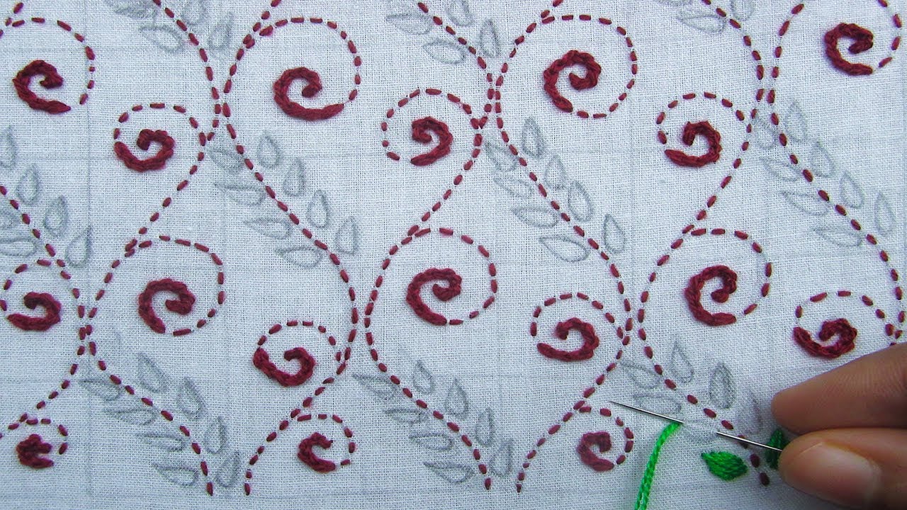 Hand Embroidery, Nakshi Katha Drawing and stitching Tutorial, Nakshi Kantha, Crafts & Embroidery
