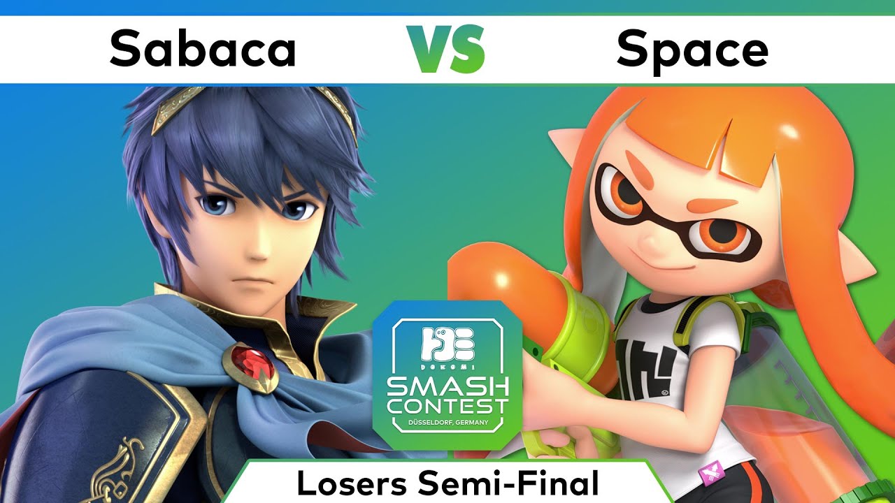 Smash Contest: DoKomi 2020 | DVN Sabaca (Marth) vs mCon Space (Inkling) | Losers Semi-Final