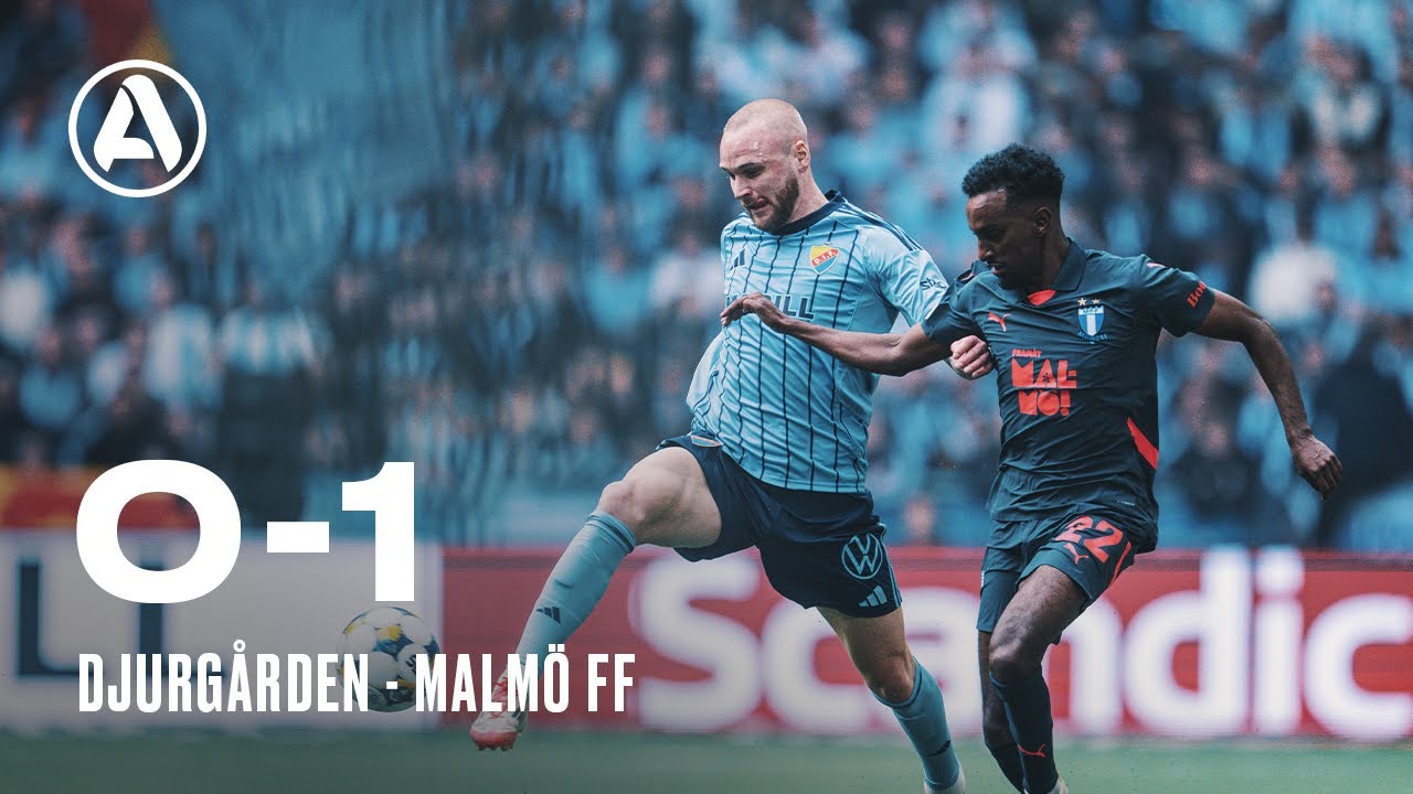 Matchsvep | Djurgården - Malmö FF 0-1 | Allsvenskan 2025