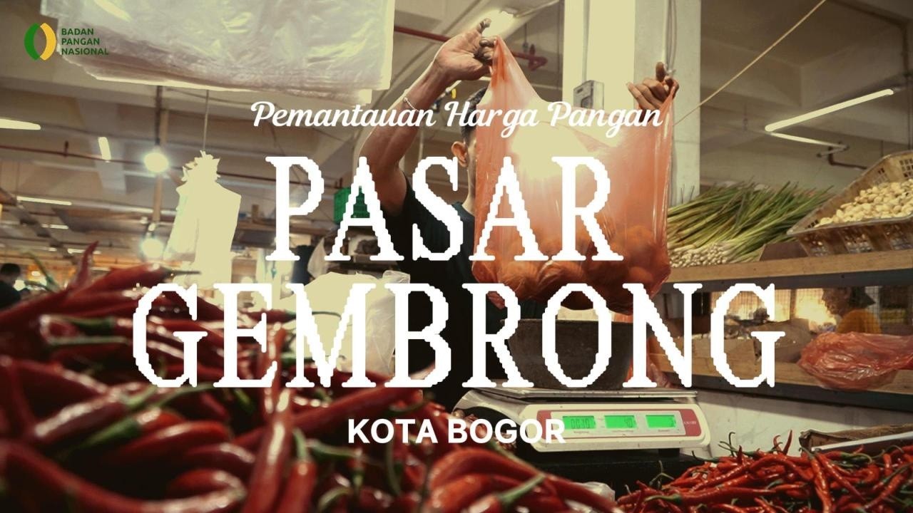 Sidak Satgas Saber Pelanggaran Pangan di Pasar Gembrong Sukasari Bogor oleh Sestama Bapanas