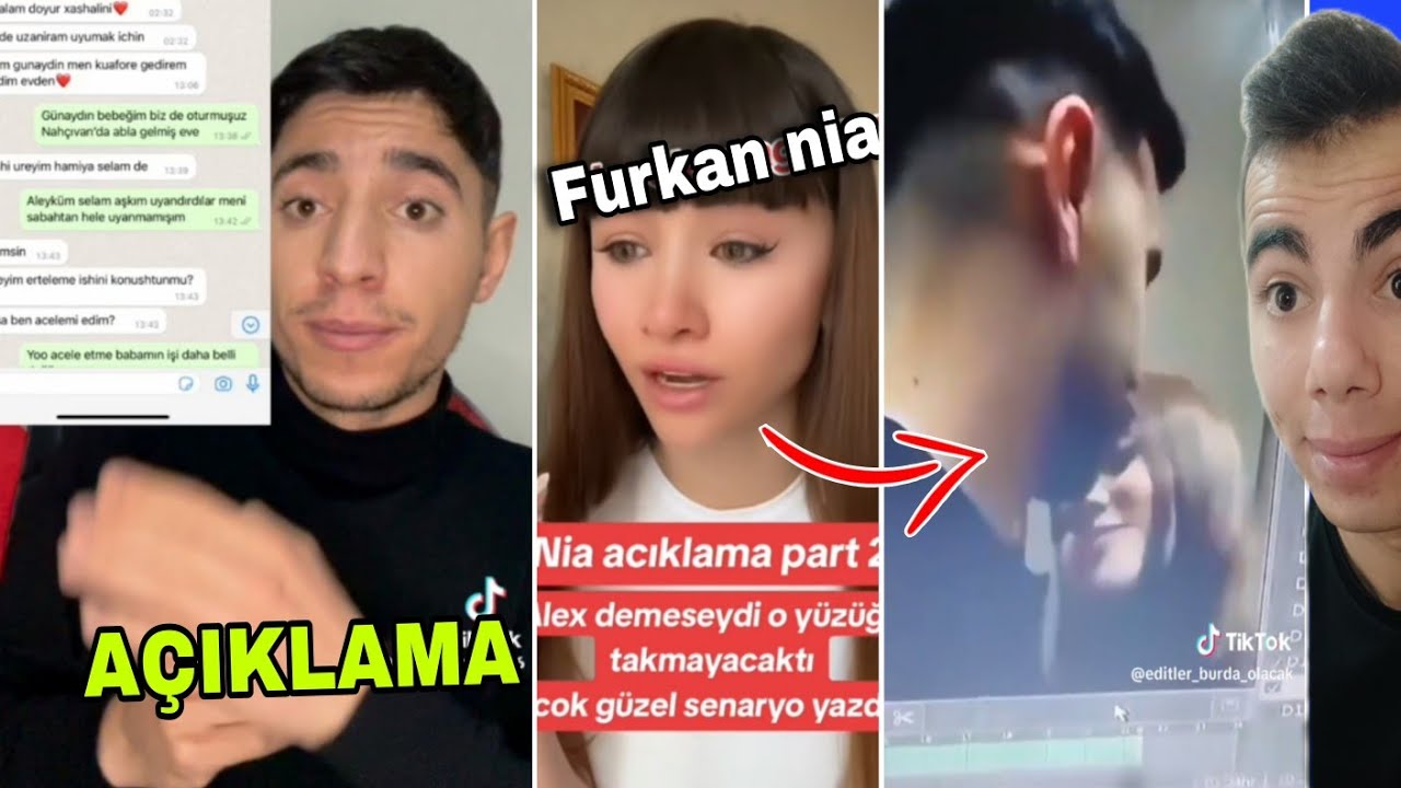 Furkan nia aldatma olayı Tiktok açıklama