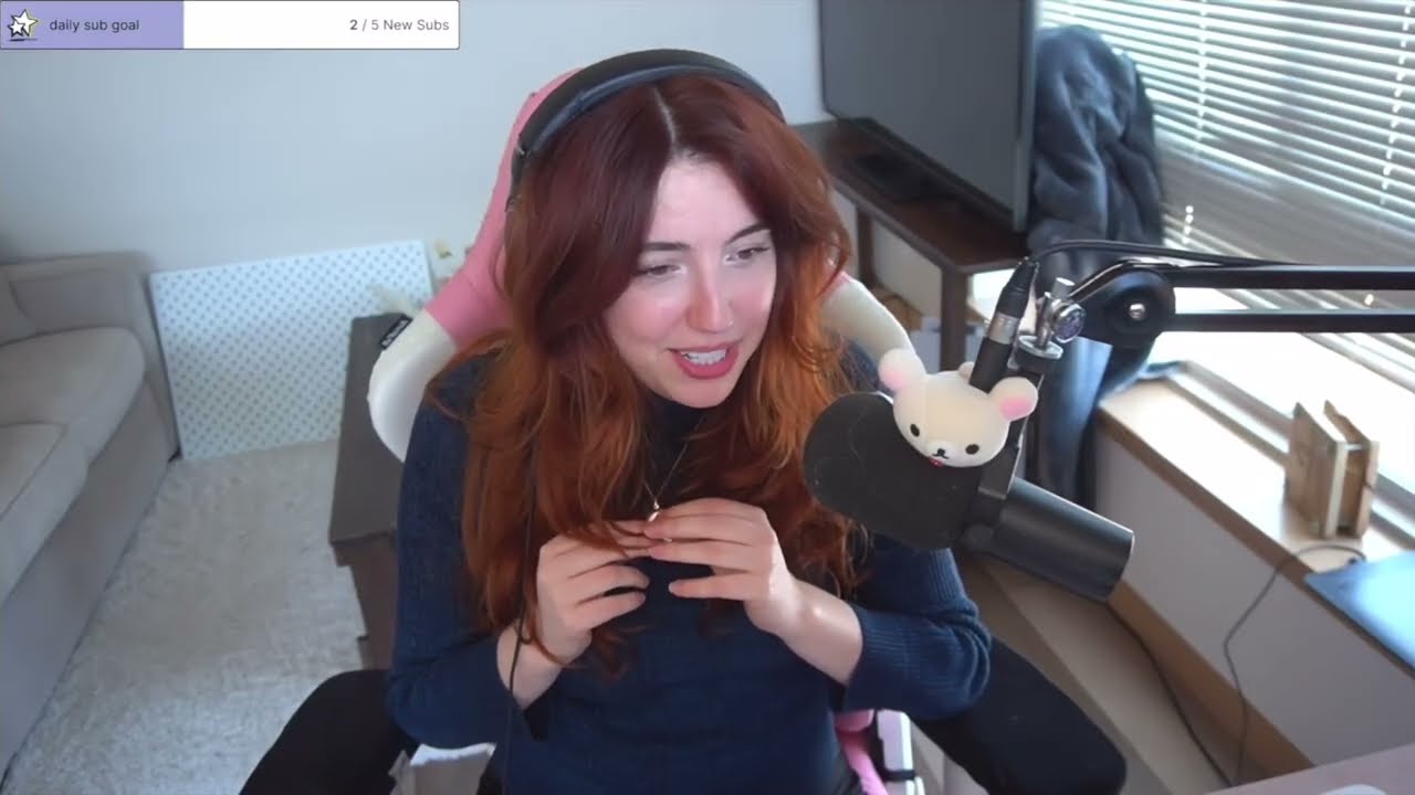 (BB1) female twitch streamer rapid sneeze compilation