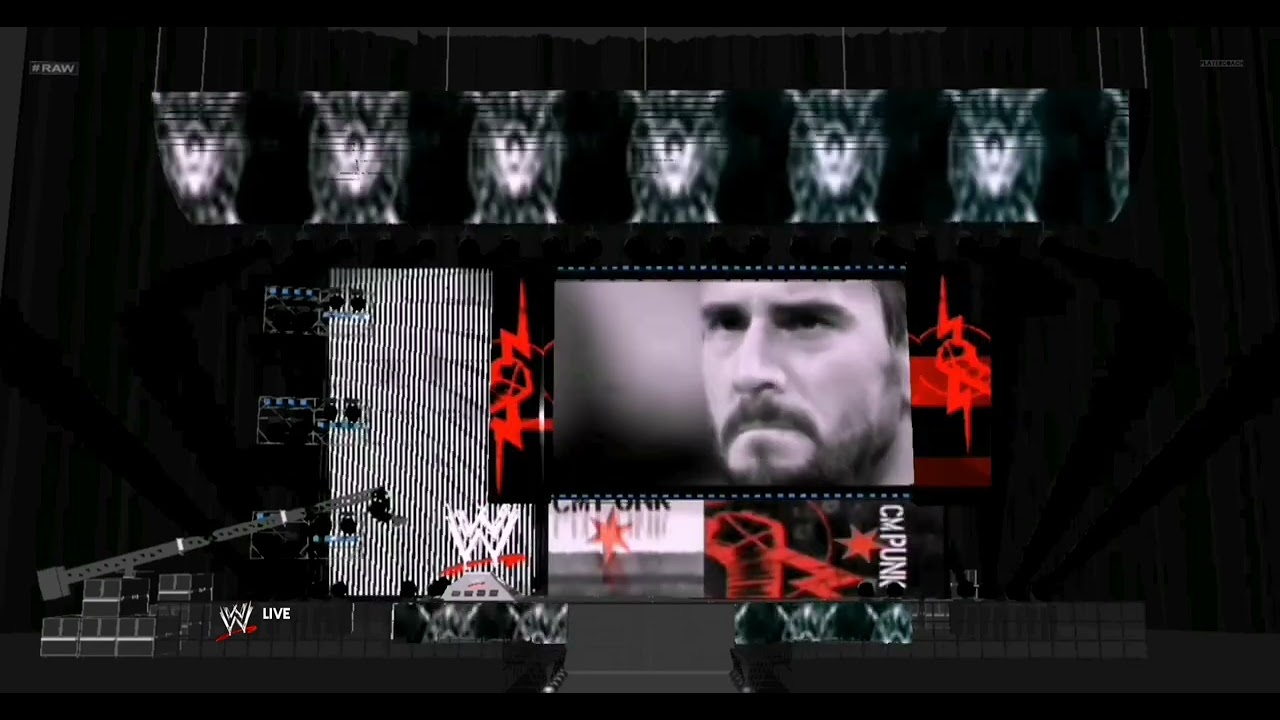 CM Punk WWE Entrance Stage Animation v.1