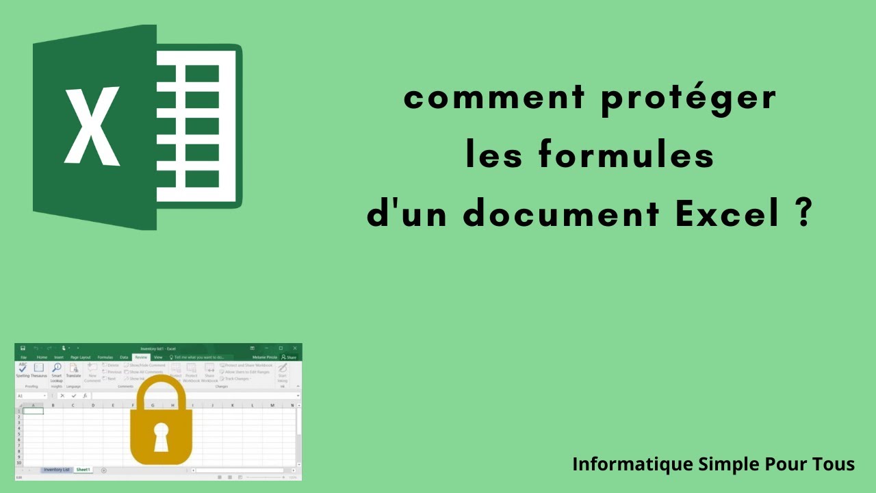 Comment protéger les formules d'un document excel ?