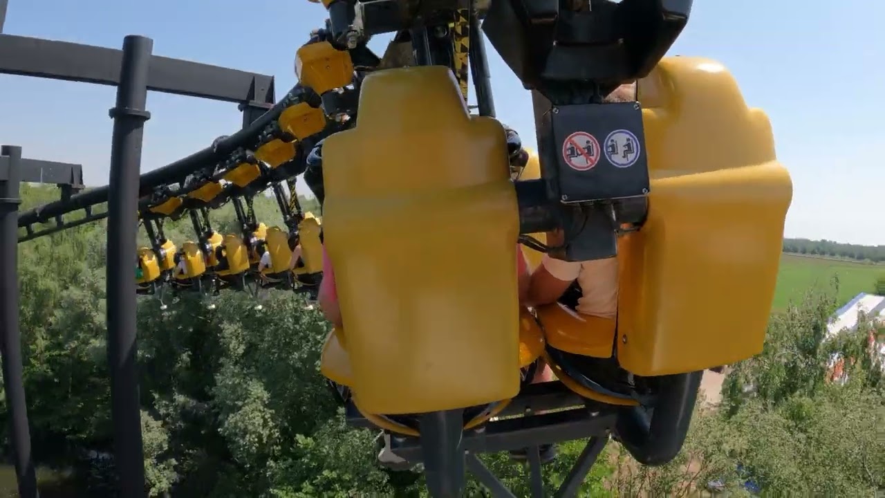 Dreamcatcher - Bobbejaanland (BE) - Onride Last Row - 5k 60FPS