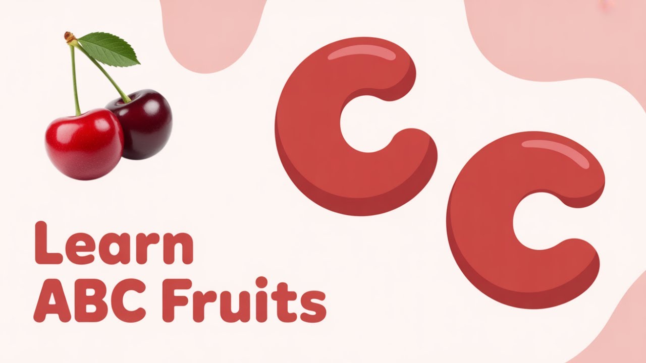 Fruit ABC Song for Kids | Learn Alphabet with Colorful Fruits | Phonics for Children