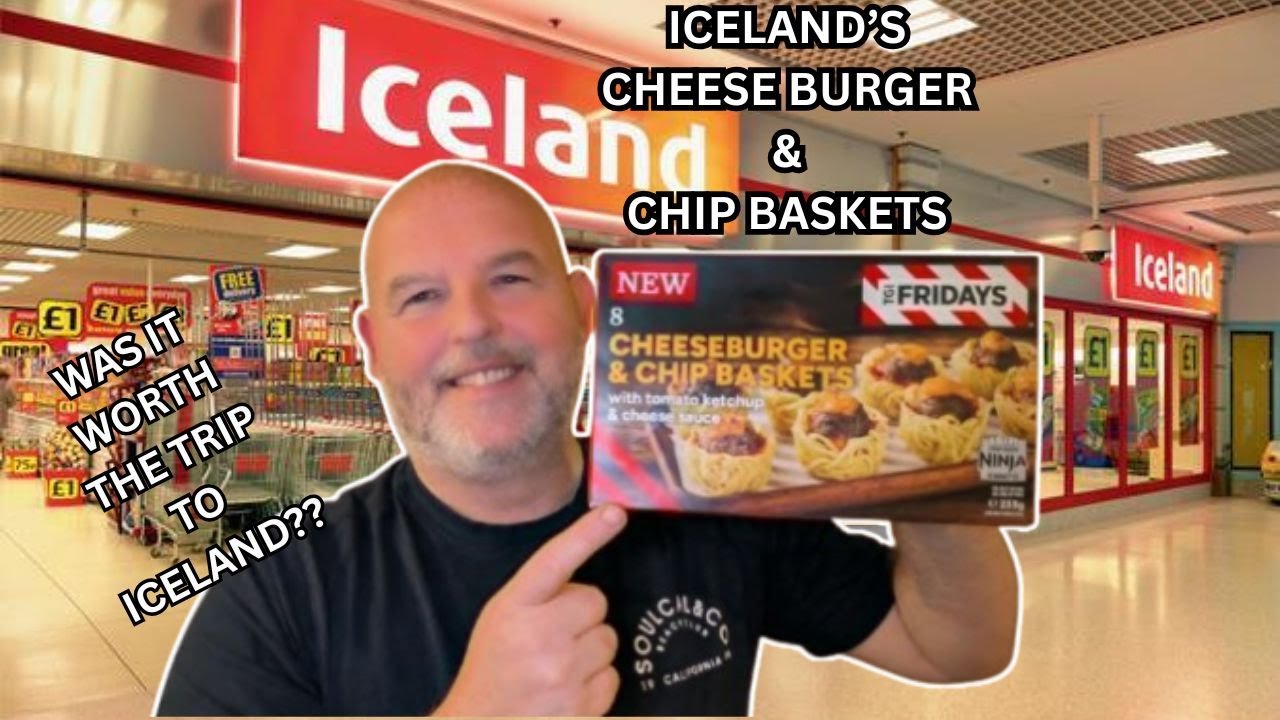 Обзор TGI Fridays 8 Cheeseburgers in Baskets | Дегустация замороженных продуктов Iceland