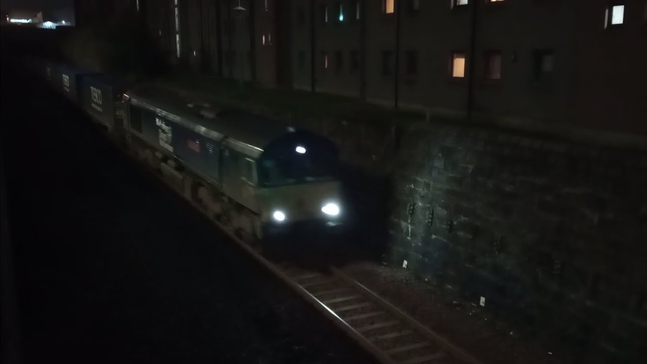 Southbound intermodal rerouted through Aberdeen on 22/01/2026! The daily Tesco train 4D47.