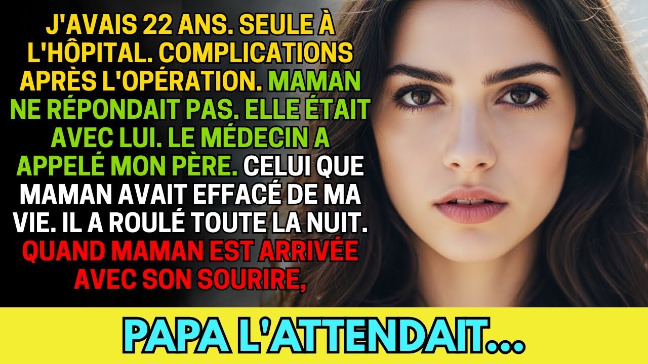 Maman m'a laissée à l'hôpital après mon opération pour rejoindre son copain — Quand le médecin