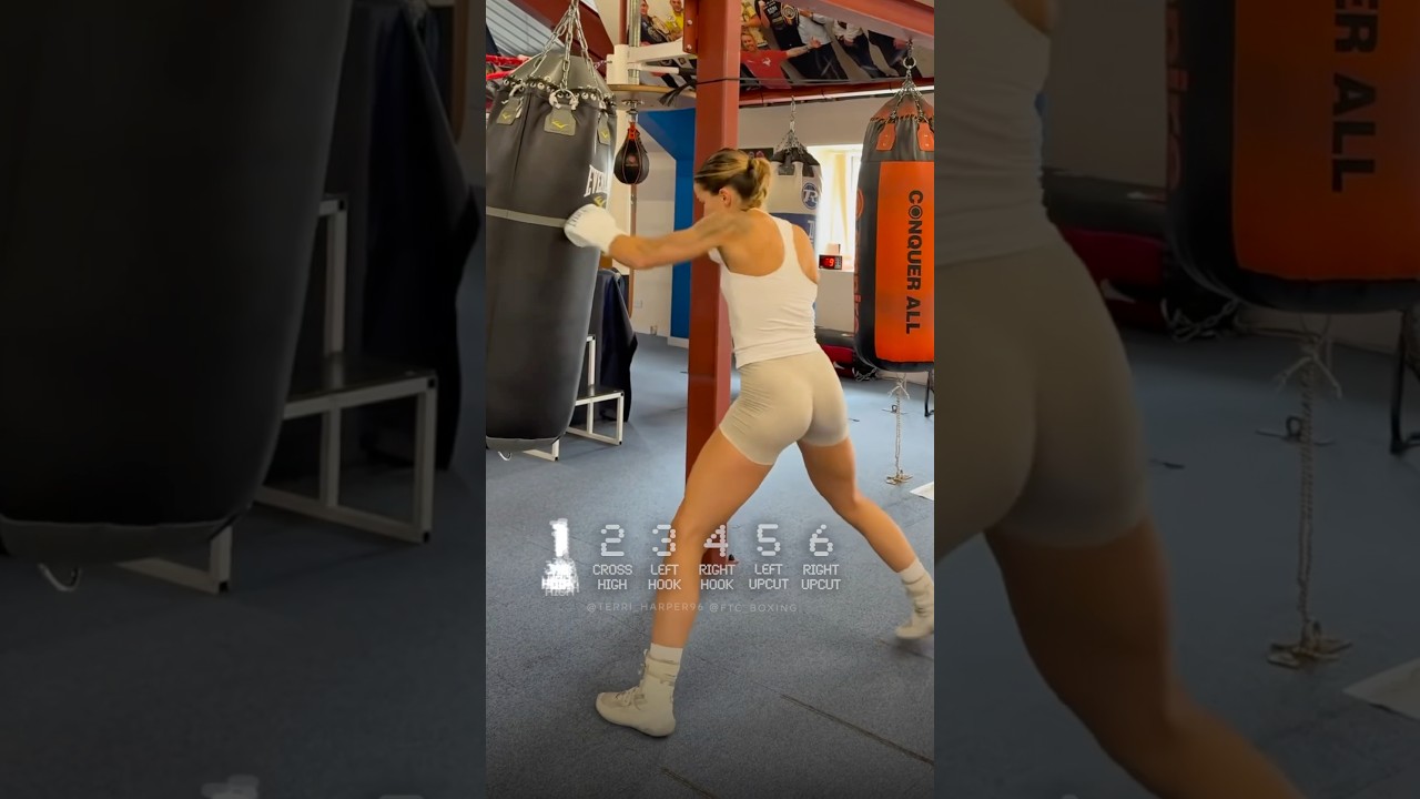 Terri Harper AMAZES on Boxing Heavy Bag Training