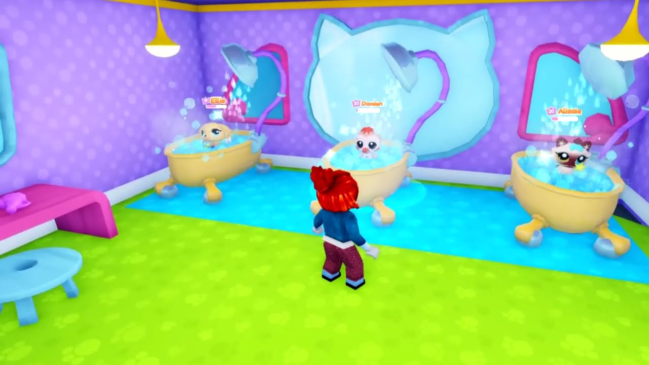 Littlest pet shop game - Spa day how cute