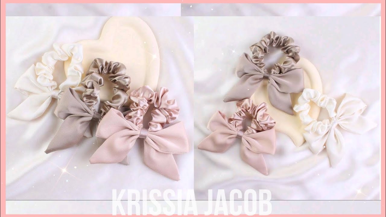✨️DIY SCRUNCHIE/Nuevo Diseño de Scrunchies de Satin/ Laço de Cabelo
