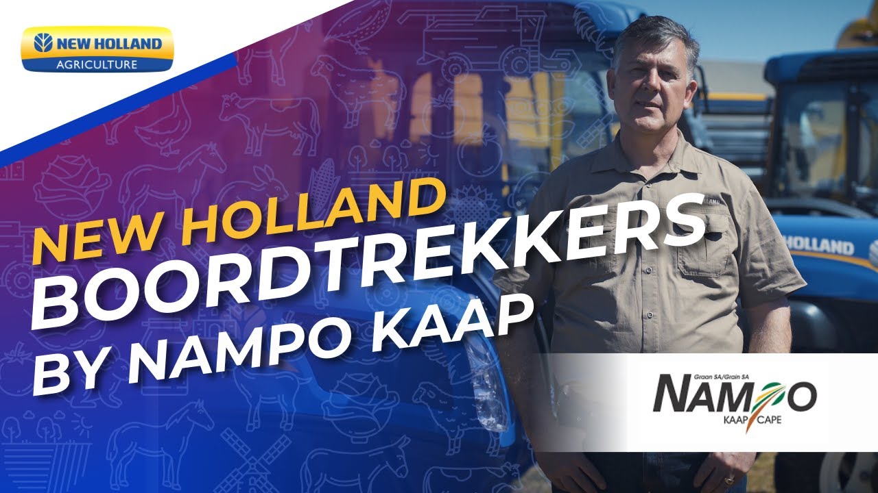 New Holland wys hulle bielie boordtrekkers by NAMPO Kaap 2023
