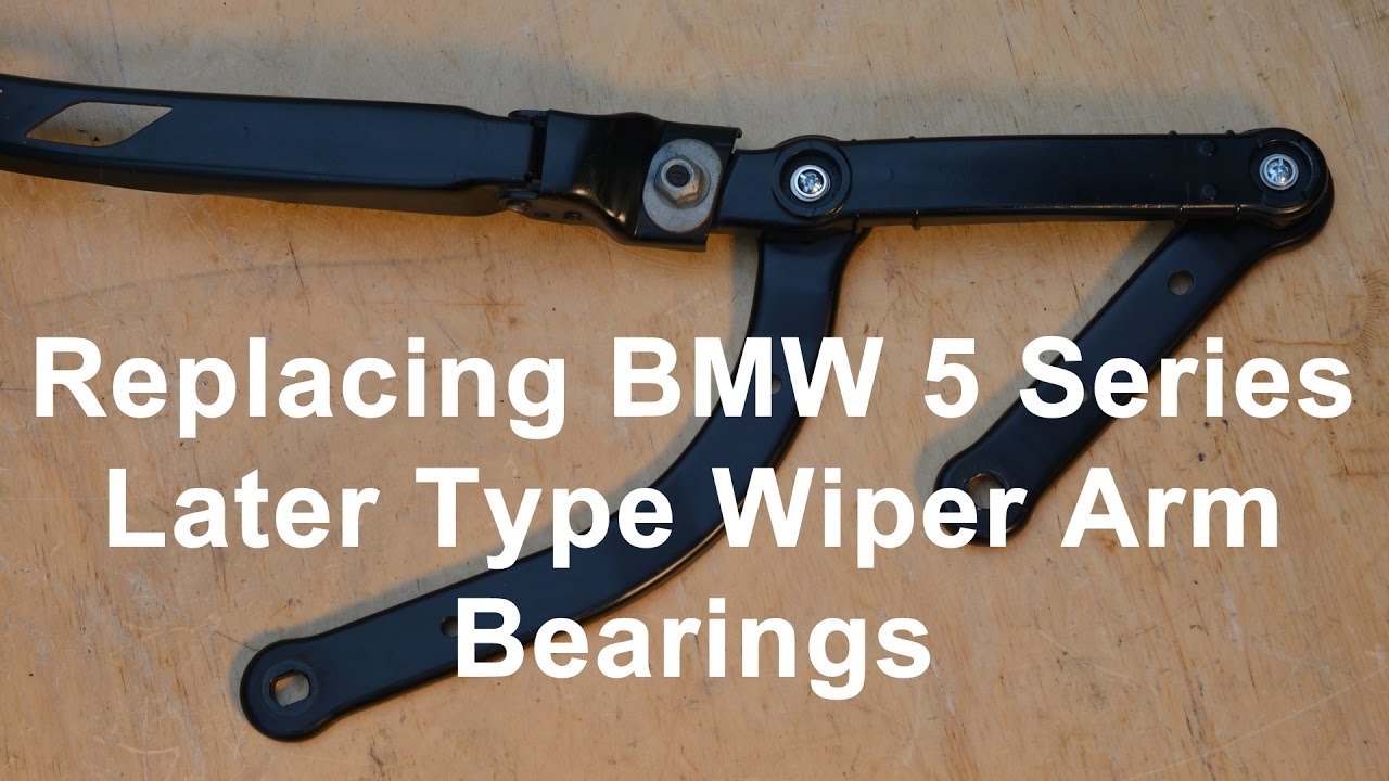 Replacing BMW 5 Series Later Type Wiper Arm Bearings