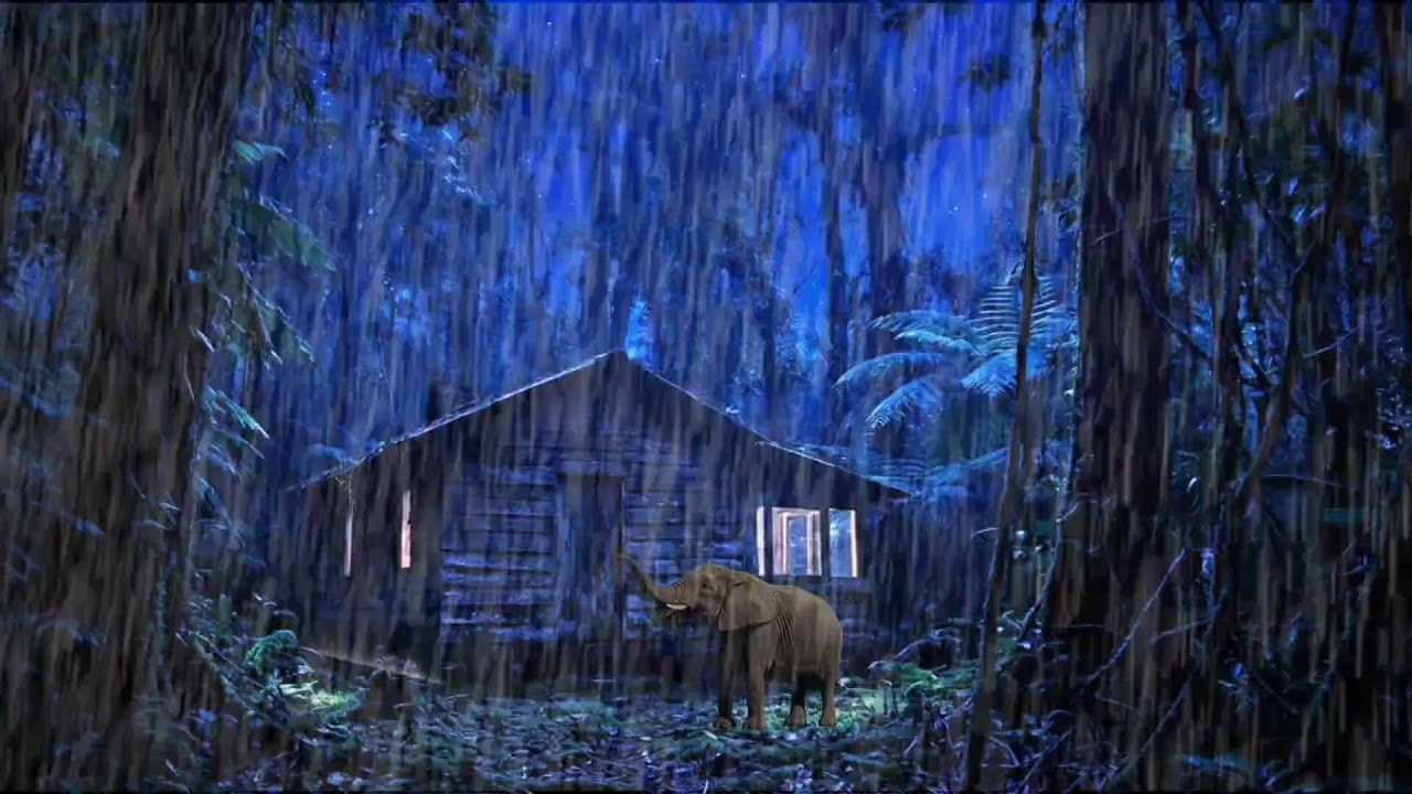 Sleep Quickly & Deeply 🪵🌧️ Cozy Cabin Rain on the Roof | Listen & Relax Now