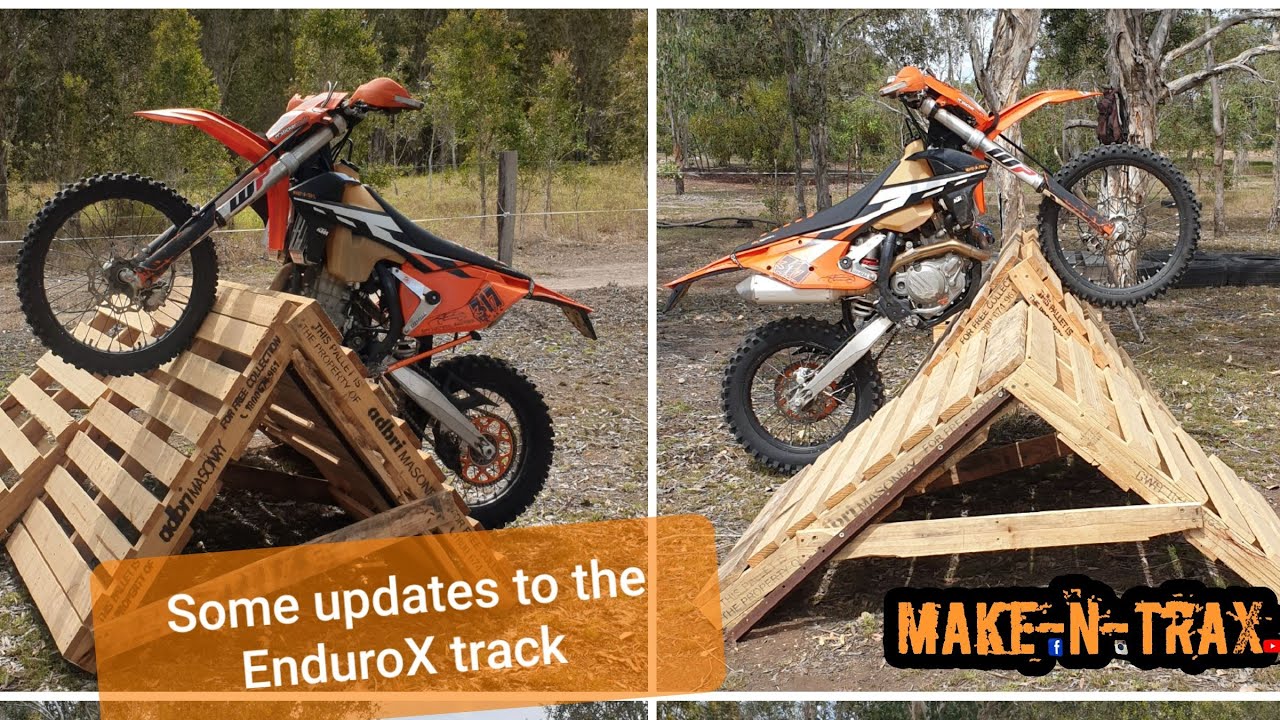 BUILDING BACKYARD ENDURO X - PART 4 (TRACK UPDATE)