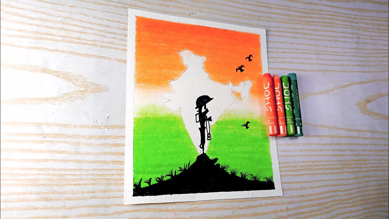 Indian Army Soldier Drawing | Republic Day Special 2026 | Tiranga Chitra 🇮🇳🪖