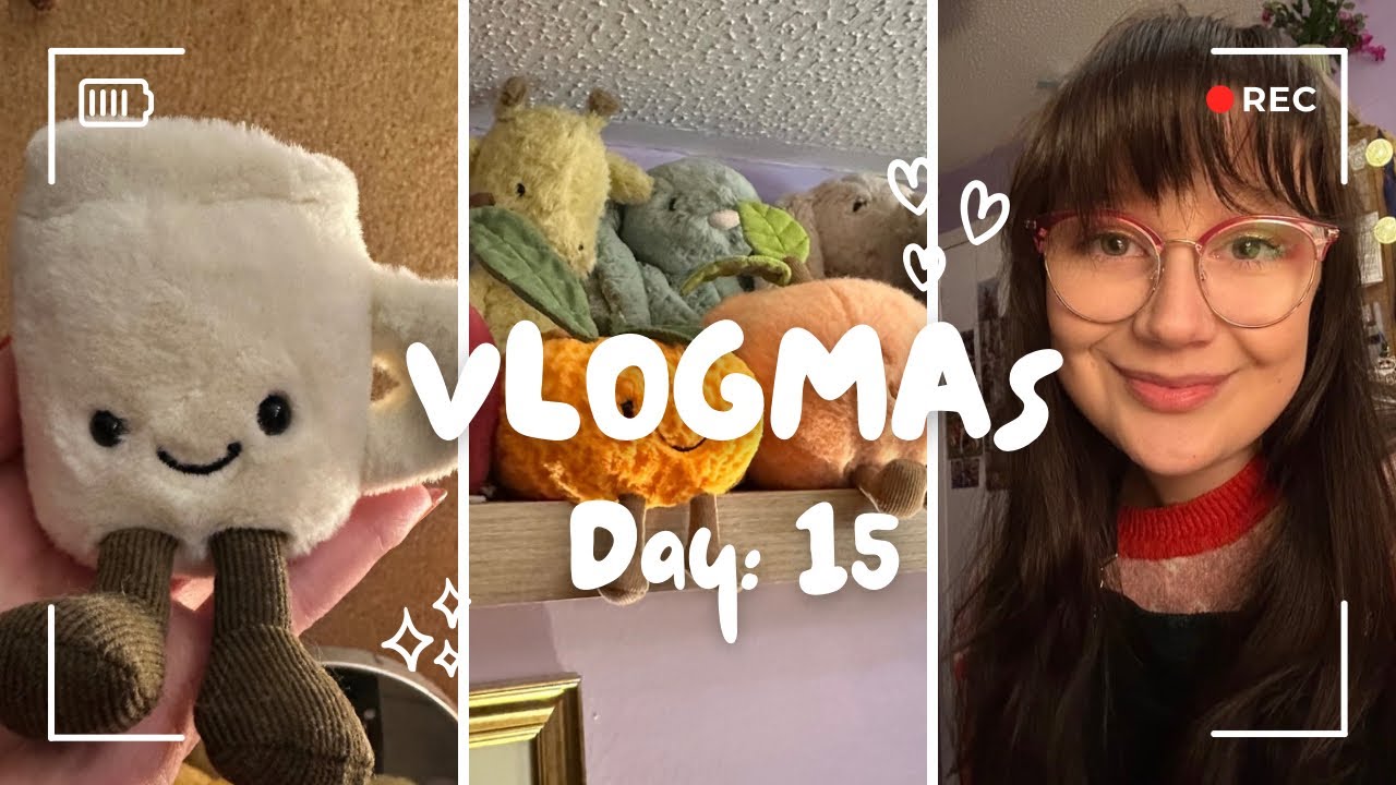 VLOGMAS Day 15 : My entire JELLYCAT collection, including new 2025 releases | GirlWhoVlogs