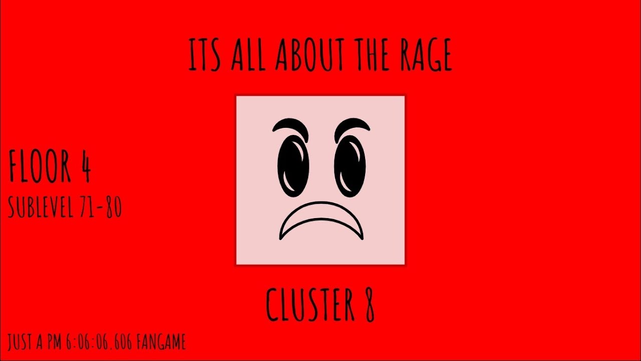 CLUSTER 8 SUB-LEVELS 71-80 [JUST A PM 6:06:06.606 FANGAME]