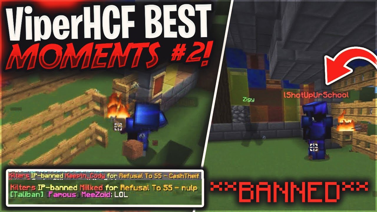 ViperHCF Best Moments #2 - INVIS RAIDING HACKERS **BANNED**