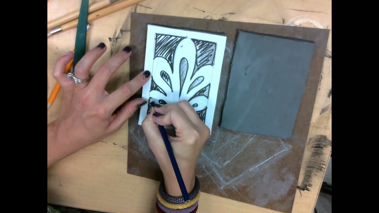 Transferring Your Drawn Design to Clay