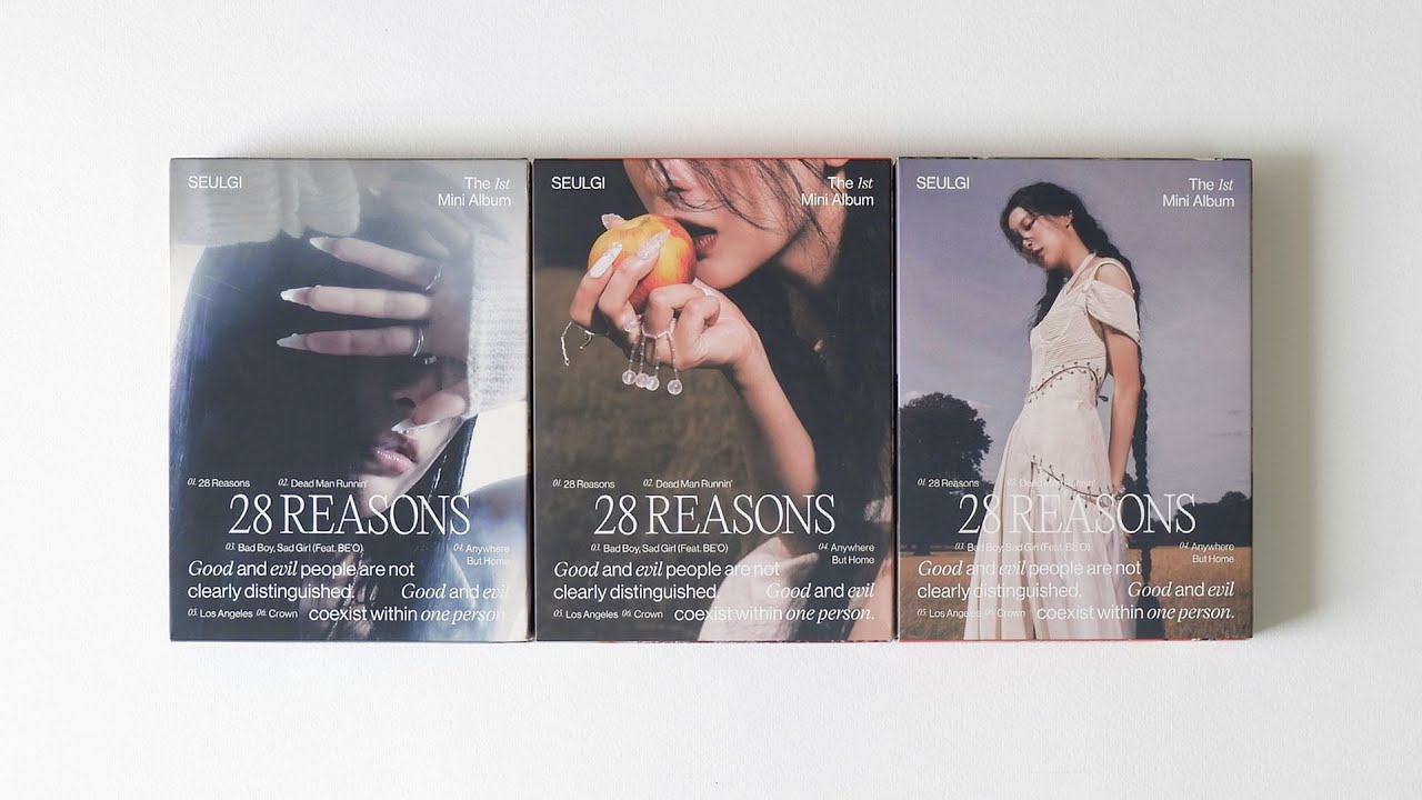 Unboxing : 1st Mini Album 28 Reasons (All Special Ver.) - Seulgi Red Velvet 레드벨벳