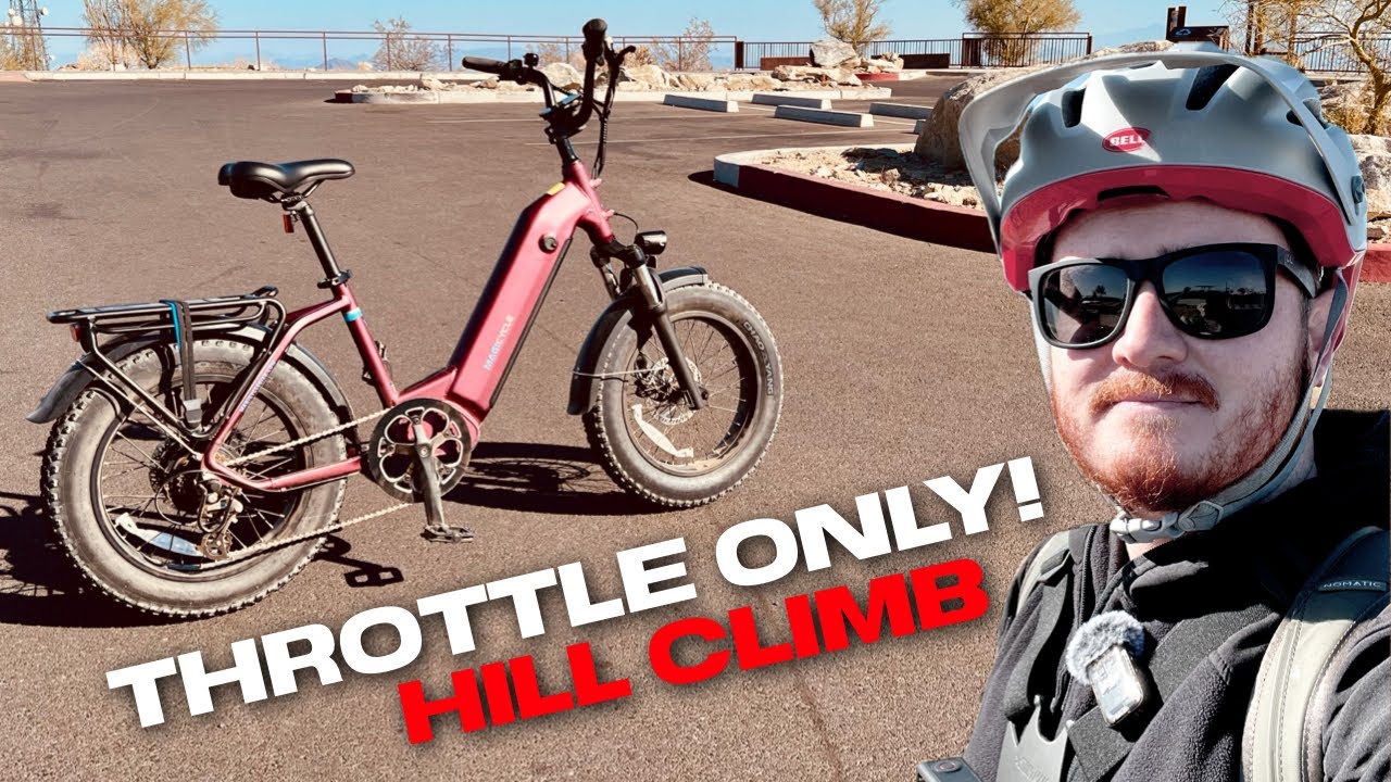 Magicycle Ocelot Pro 2.0 THROTTLE ONLY Hill Climb Challenge!