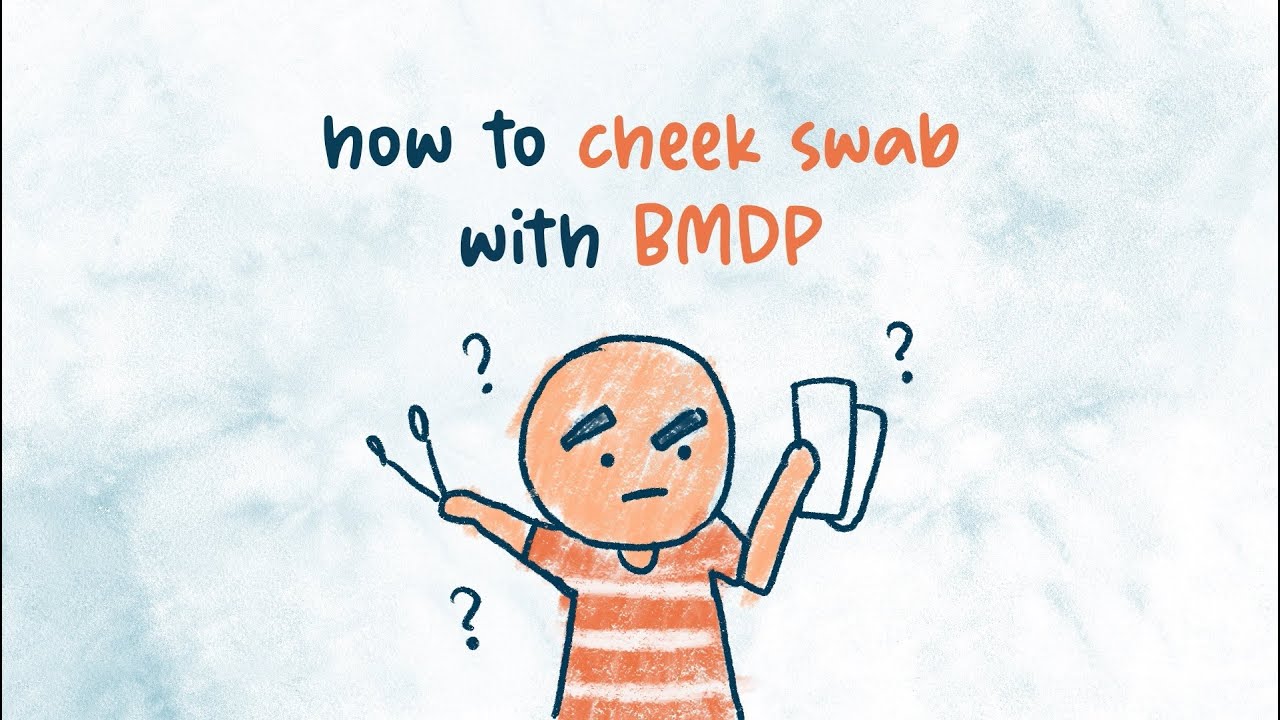 How to do a cheek swab?