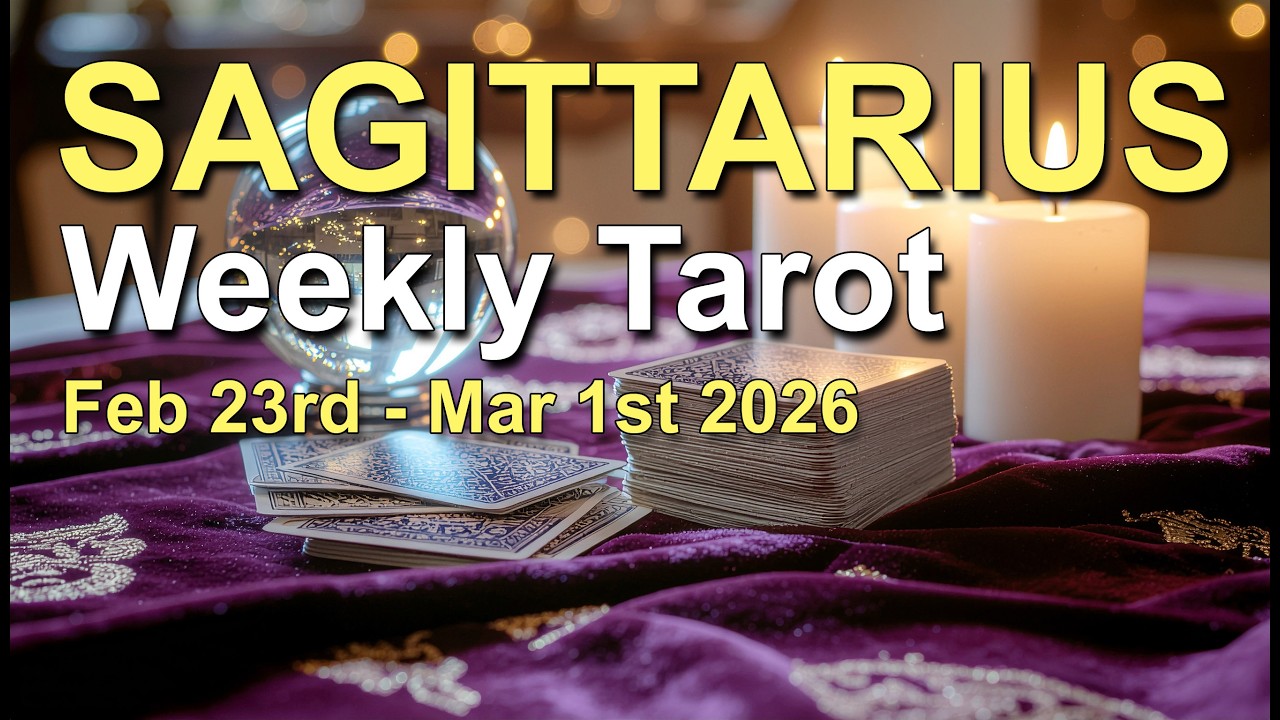 SAGITTARIUS Weekly Tarot &lsquo;A BLESSING IN DISGUISE!&rsquo; Intuitive Spiritual Guidance Feb 23 - Mar 1 2026
