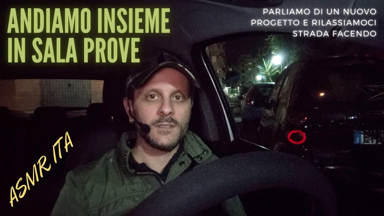 ASMR ITA | NOVITÀ in arrivo! Vi porto in sala prove, mentre voi vi RILASSATE | ASMR Vlog Music 🎙️😴🎶
