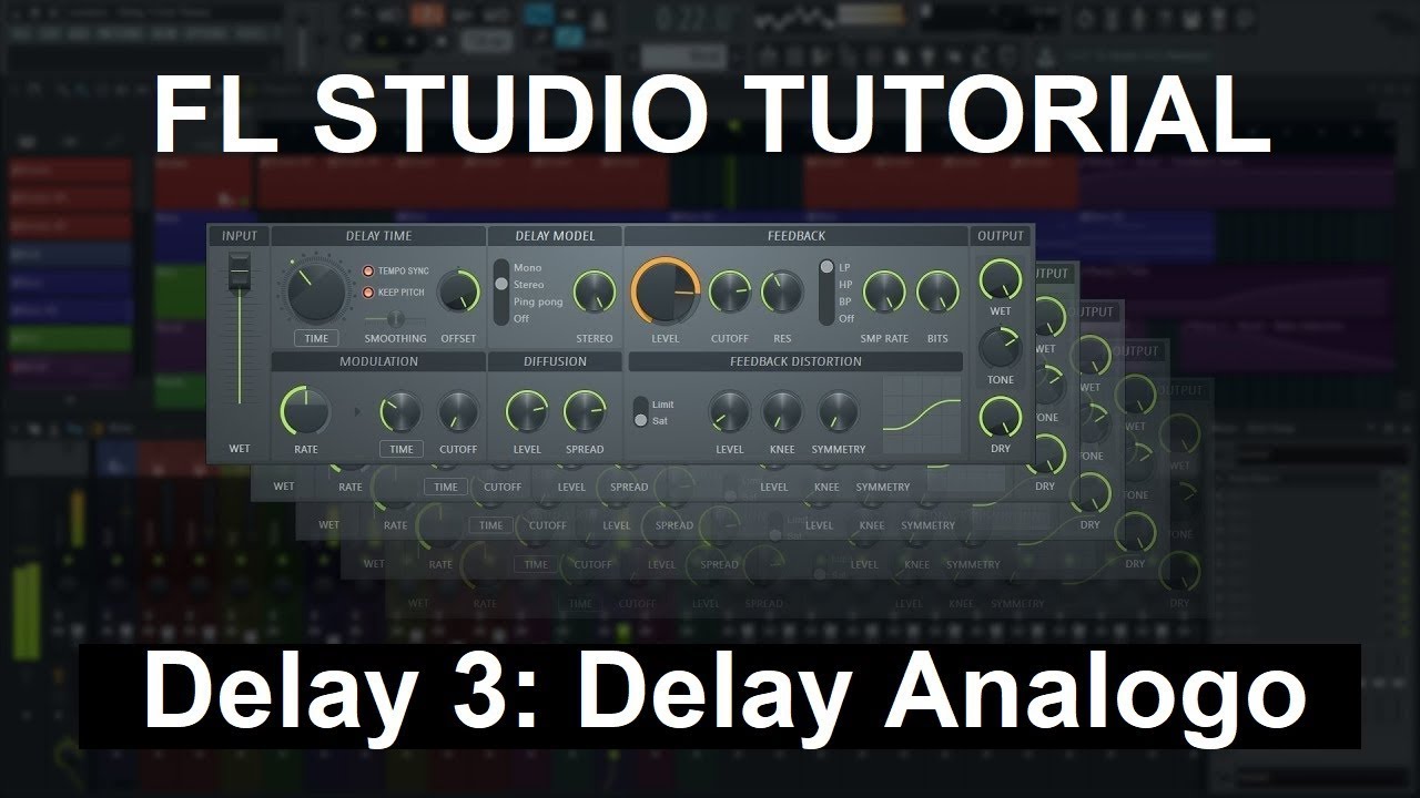 Delay estilo Analogo en FL Studio: Delay 3