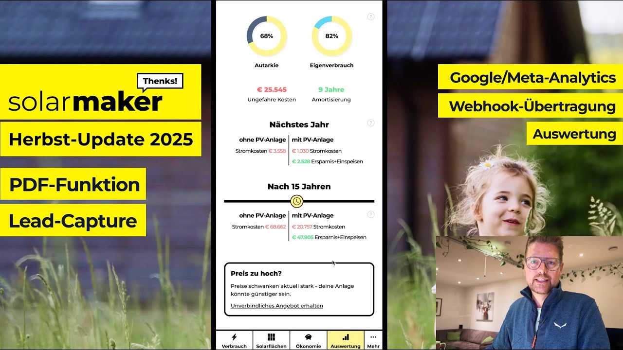🔥 NEU: solarmaker Herbstrelease 2025 | Gewinne mehr PV-Kunden mit diesen Funktionen! 🌞⚡