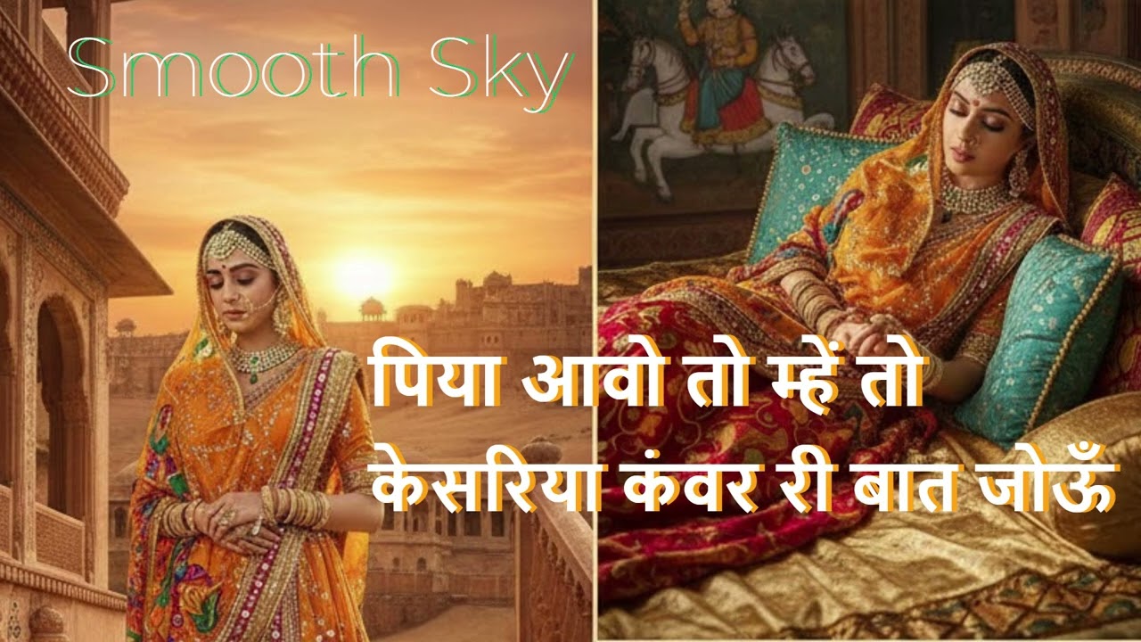 💛 Piya Aavo To | Kesariya Kanwar Rajasthani Song | Marwadi Lokgeet | Traditional Banni Song 💛