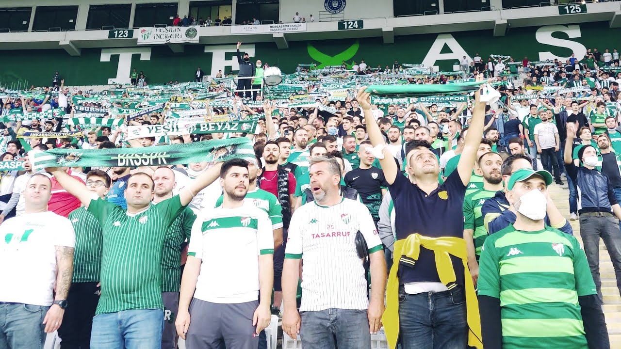 Bursaspor 0 - 4 Ankaragücü Maç Günü - Tribünler isyan etti.