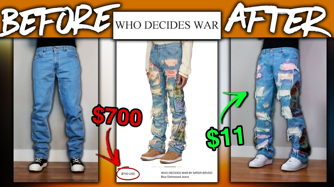 DIY | Custom WHODECIDESWAR ROYGBIV Fusion Denim | JULIUS