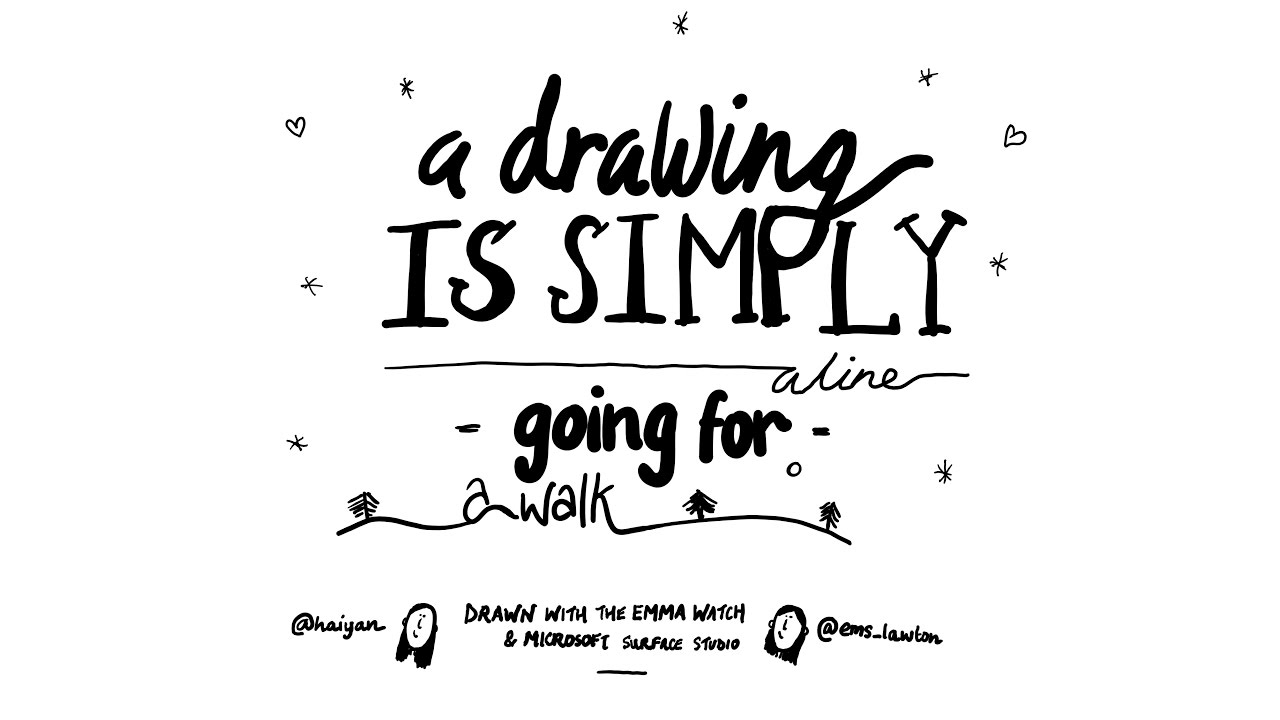 Day 31 of PD365: the one with the Emma Watch illustration