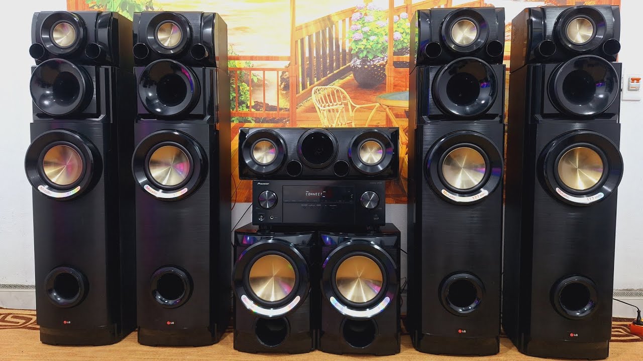 Full dàn nhạc LG Pioneer  11 loa siêu đẹp hầm hố cho ae nghe nhạc chơi tết 0965748574