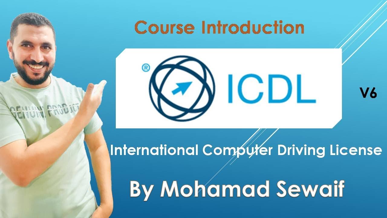 ICDL V6 Course Introduction الإصدار السادس 2021